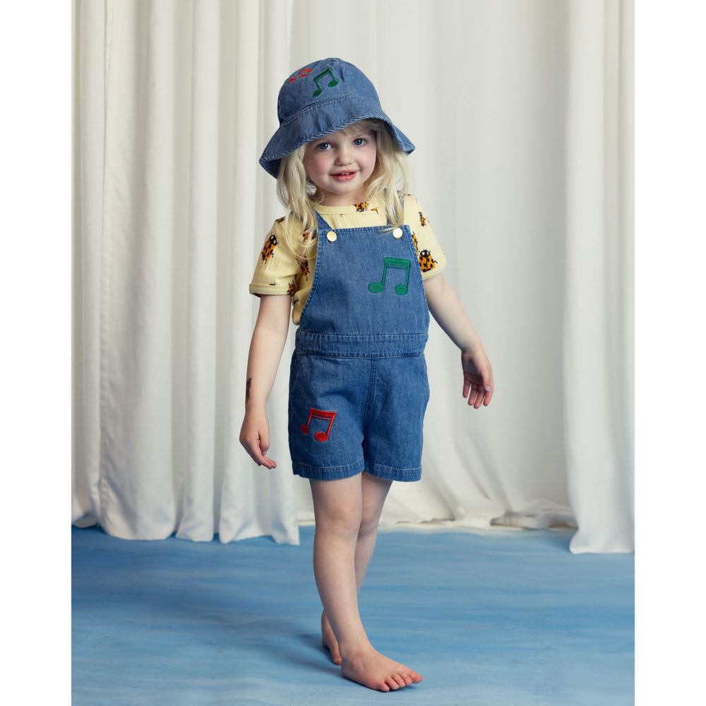 Køb Mini Rodini Yellow Ladybugs AOP T-Shirt