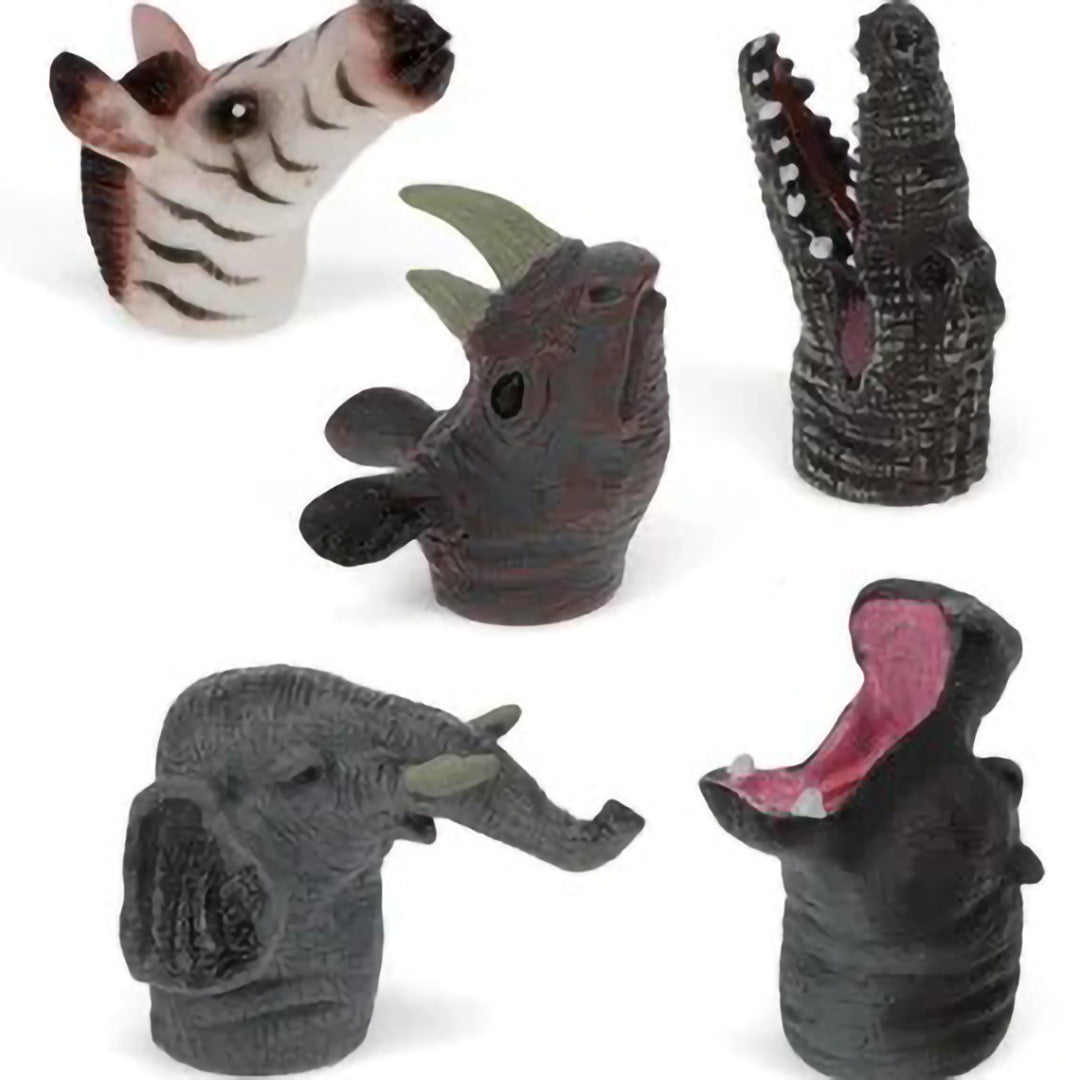 rex london vingerpoppetjes - safari - 5st