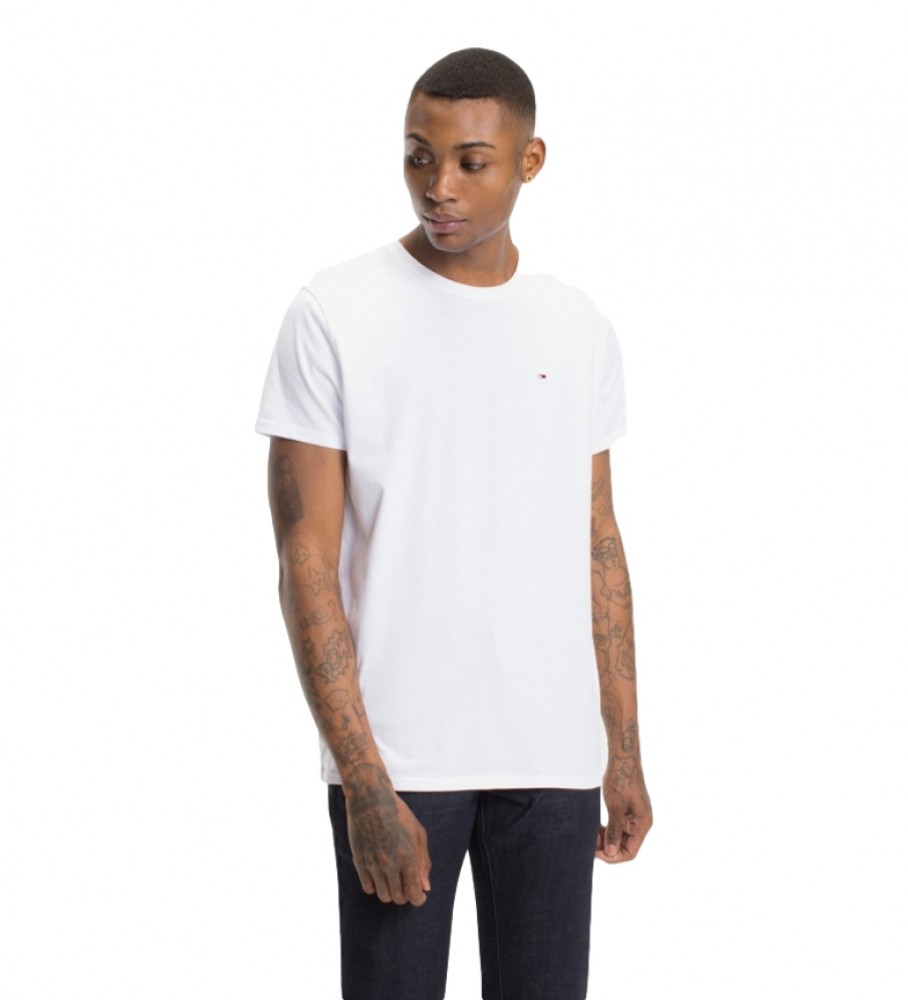 Camiseta Tommy Jeans Original TJM Branca Jersey