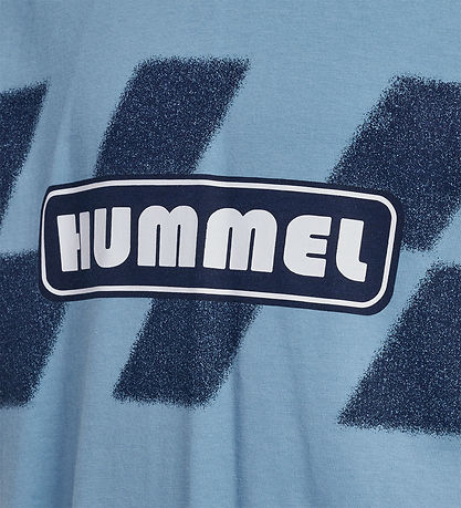 Hummel T-Shirt - HmlPets - Verblasster Denim