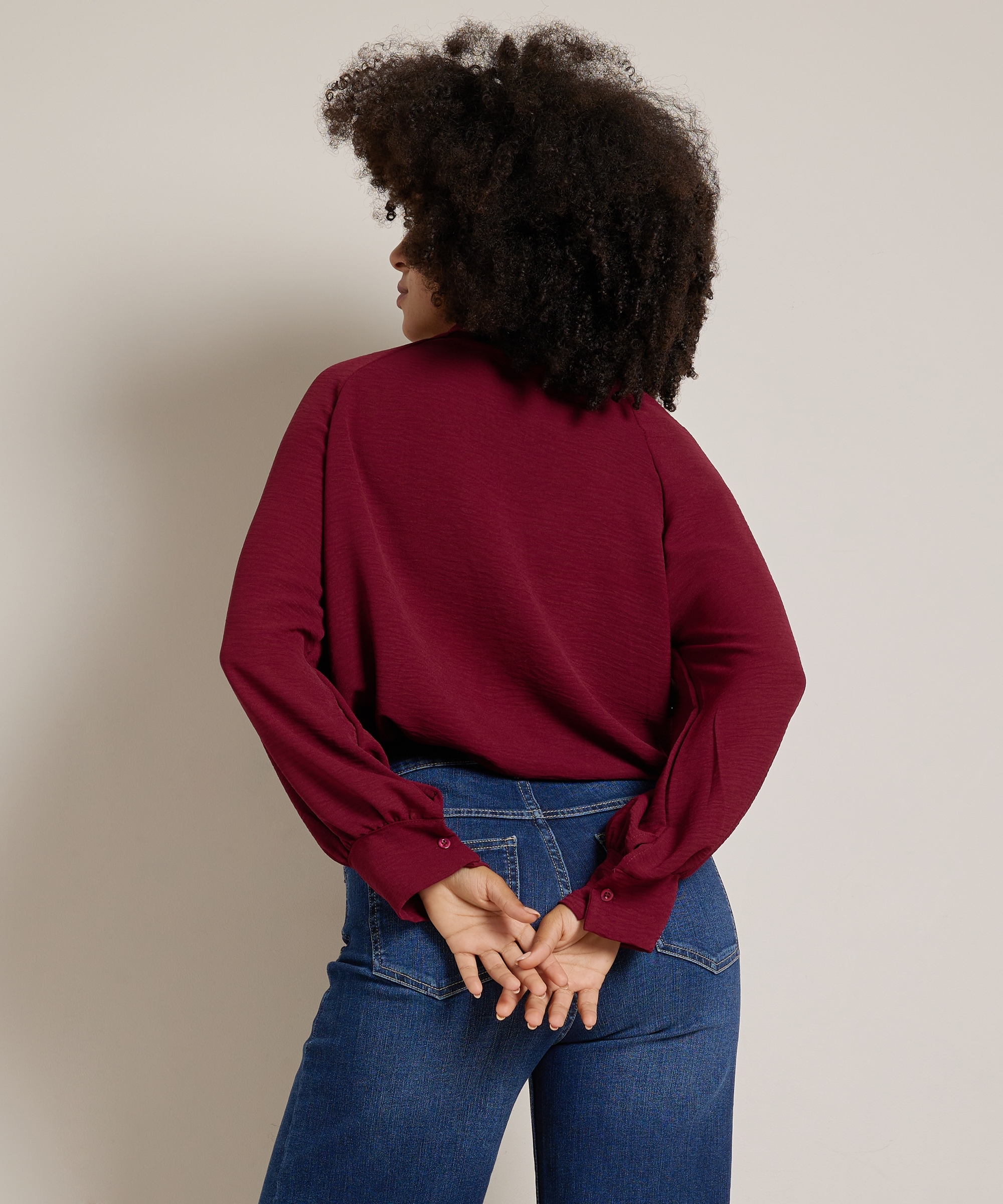 blouse met strik