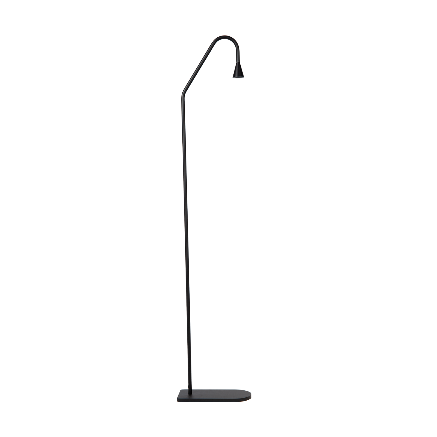 Atmooz Hilton Vloerlamp â 25x12x122cm â Zwart â LED â Leeslamp