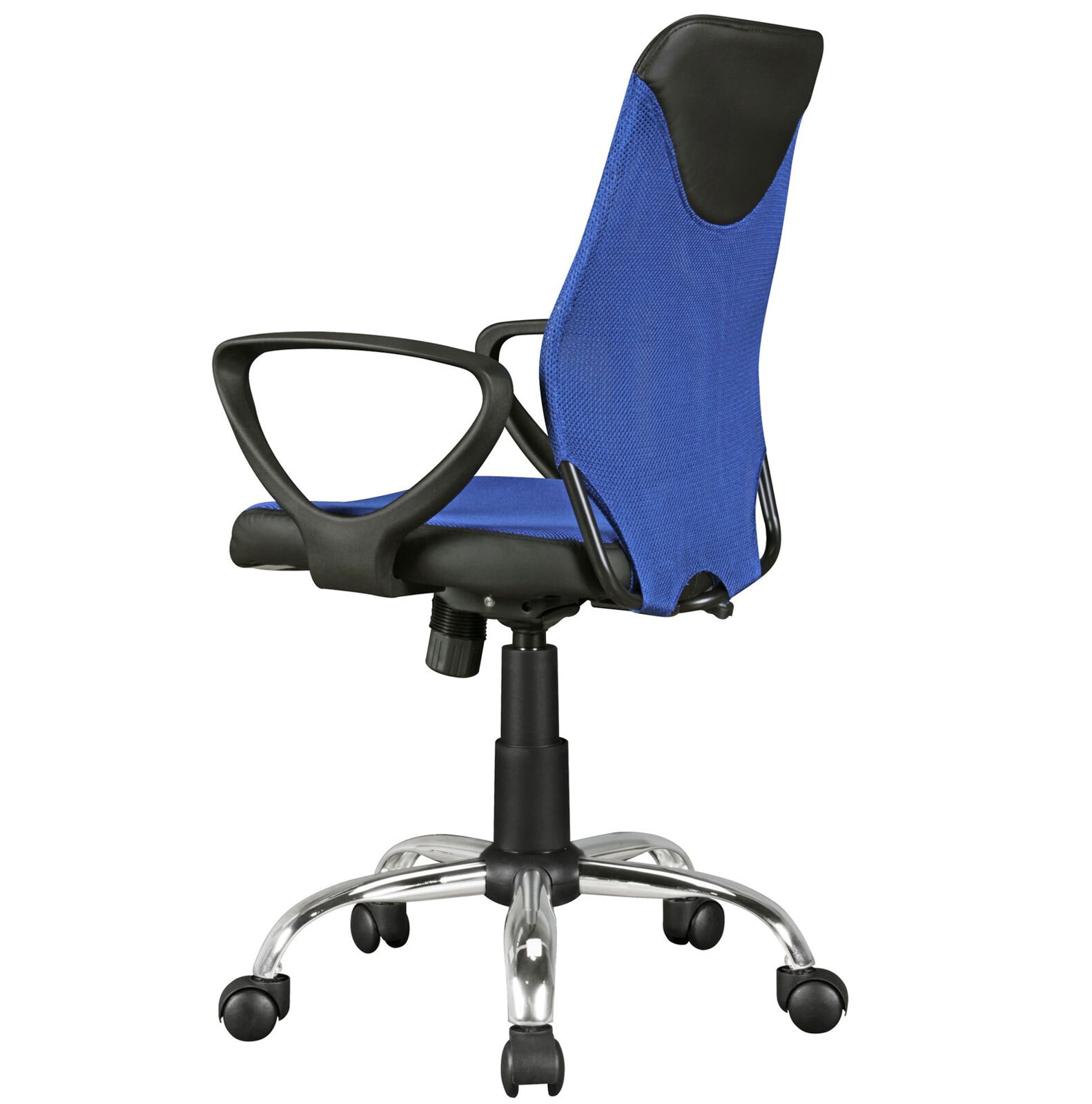Drehstuhl blau/ schwarz