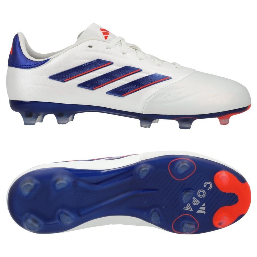 adidas Copa Pure 2 Elite FG Advancement - Blanc/Bleu/Rouge Enfant