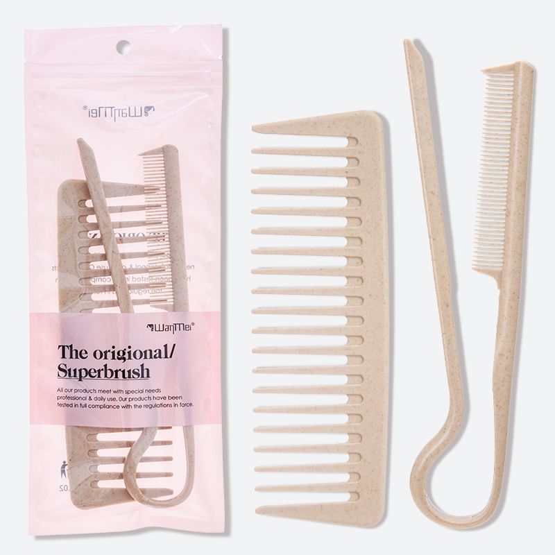 Gizmi - Set van 2: Plastic Haarkam + Styling Haarkam