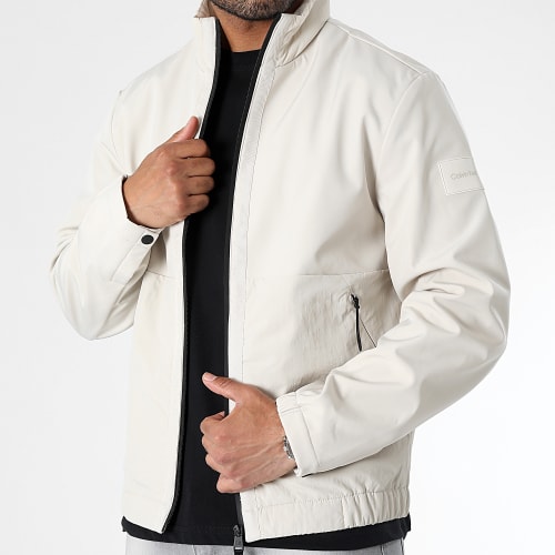 Veste Zippée Softshell Mix Media 1460 Beige