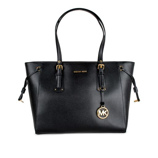 Michael Kors Voyager Skuldertaske, Sort