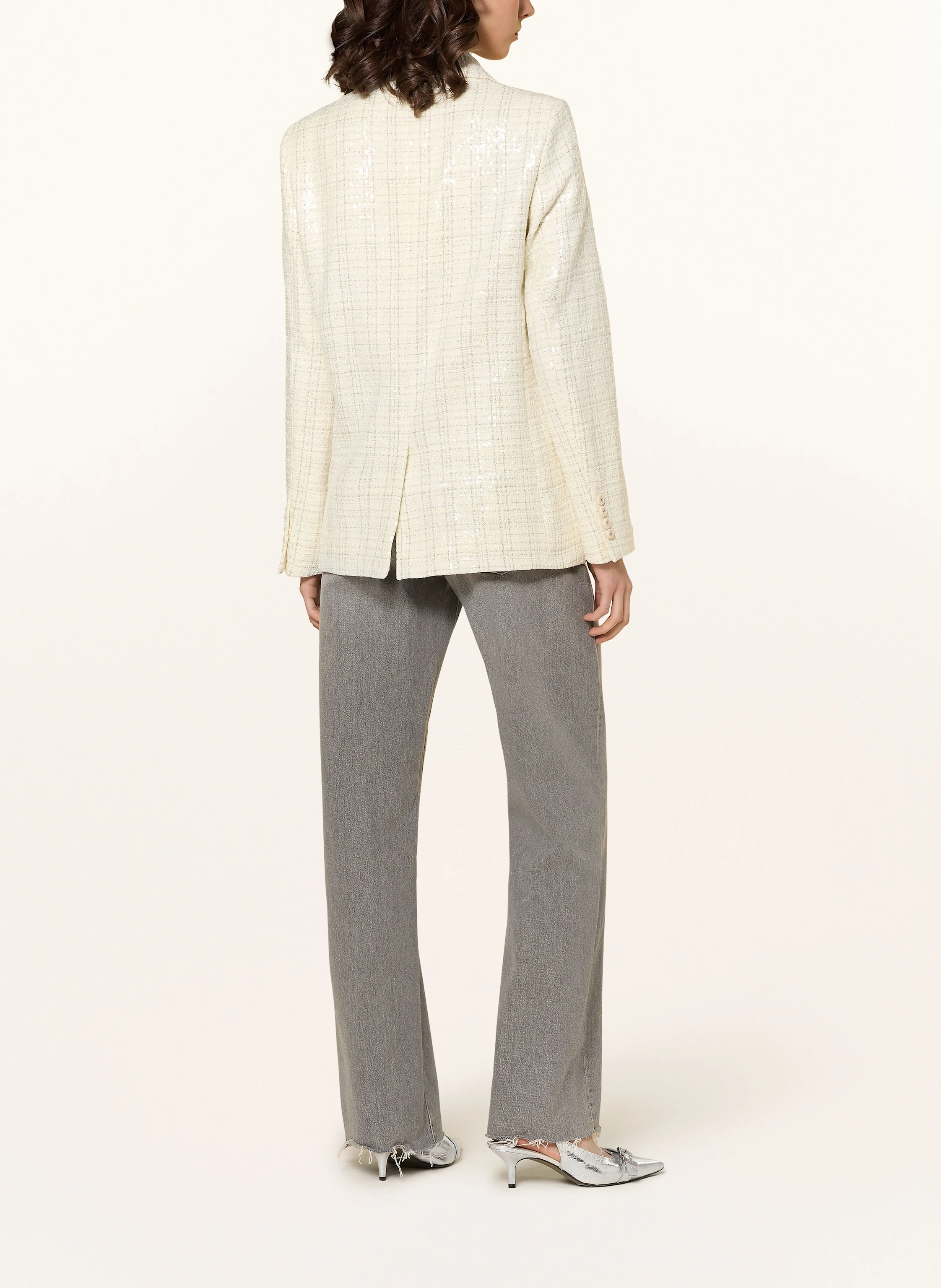 MRS & HUGS Tweed-Blazer mit Pailletten