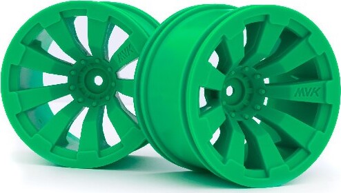 Quantum+ Xt 3.2In Wheel - Green/2Pcs - Mv150249 - Maverick Rc