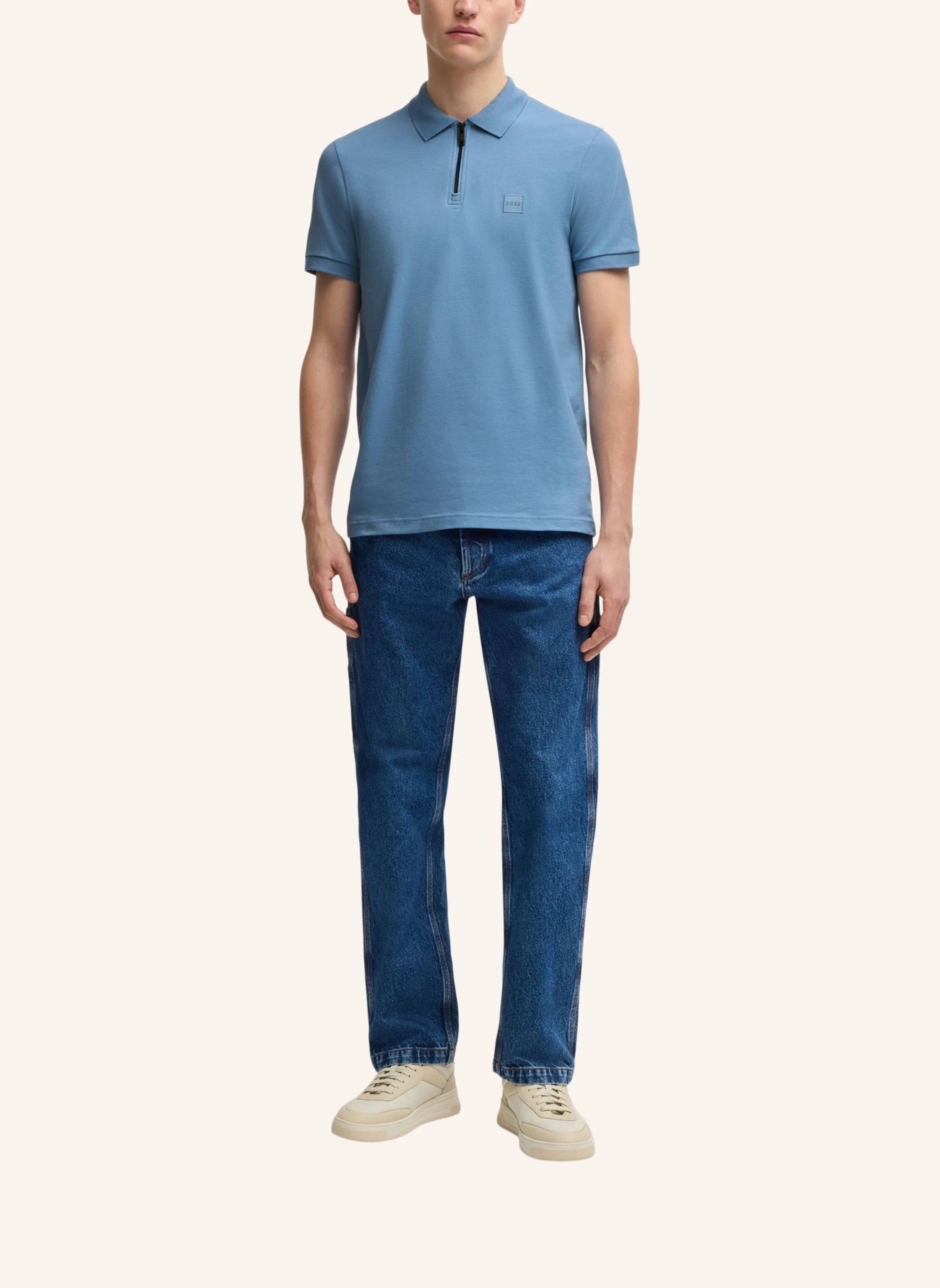 BOSS Poloshirt PASSERZIP Slim Fit