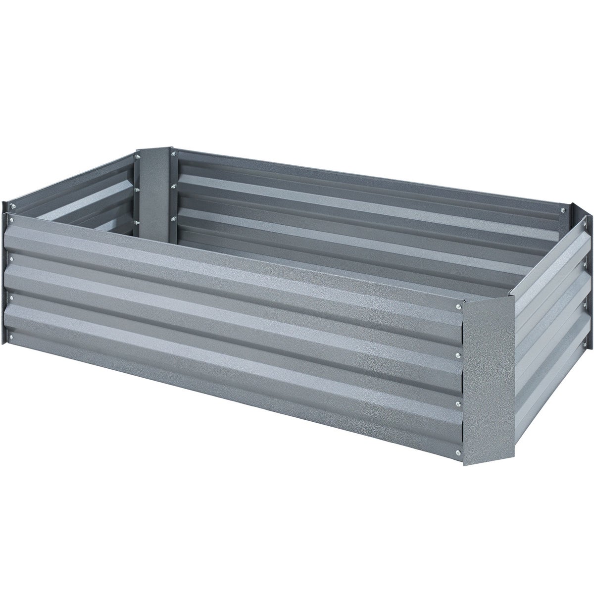 Verhoogd tuinbed tectake Pimpinella van gegalvaniseerd staal 120 x 60 x 30 cm