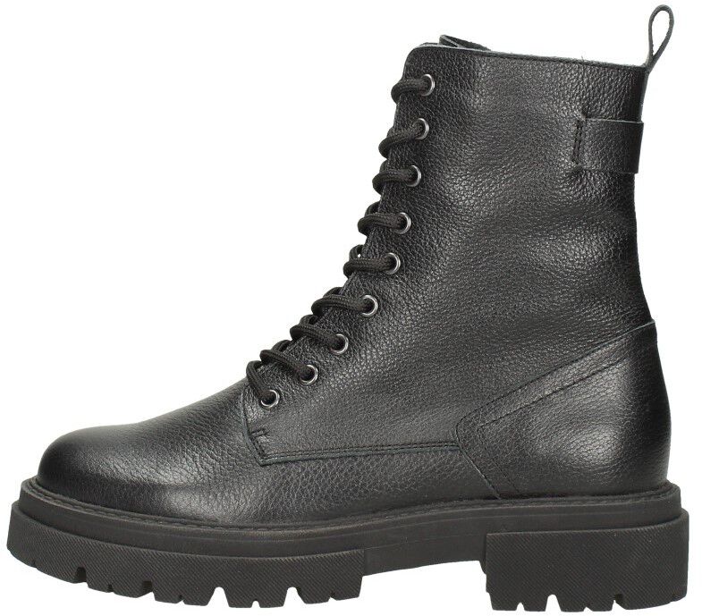 Sub55 Veterschoenen Hoog zwart