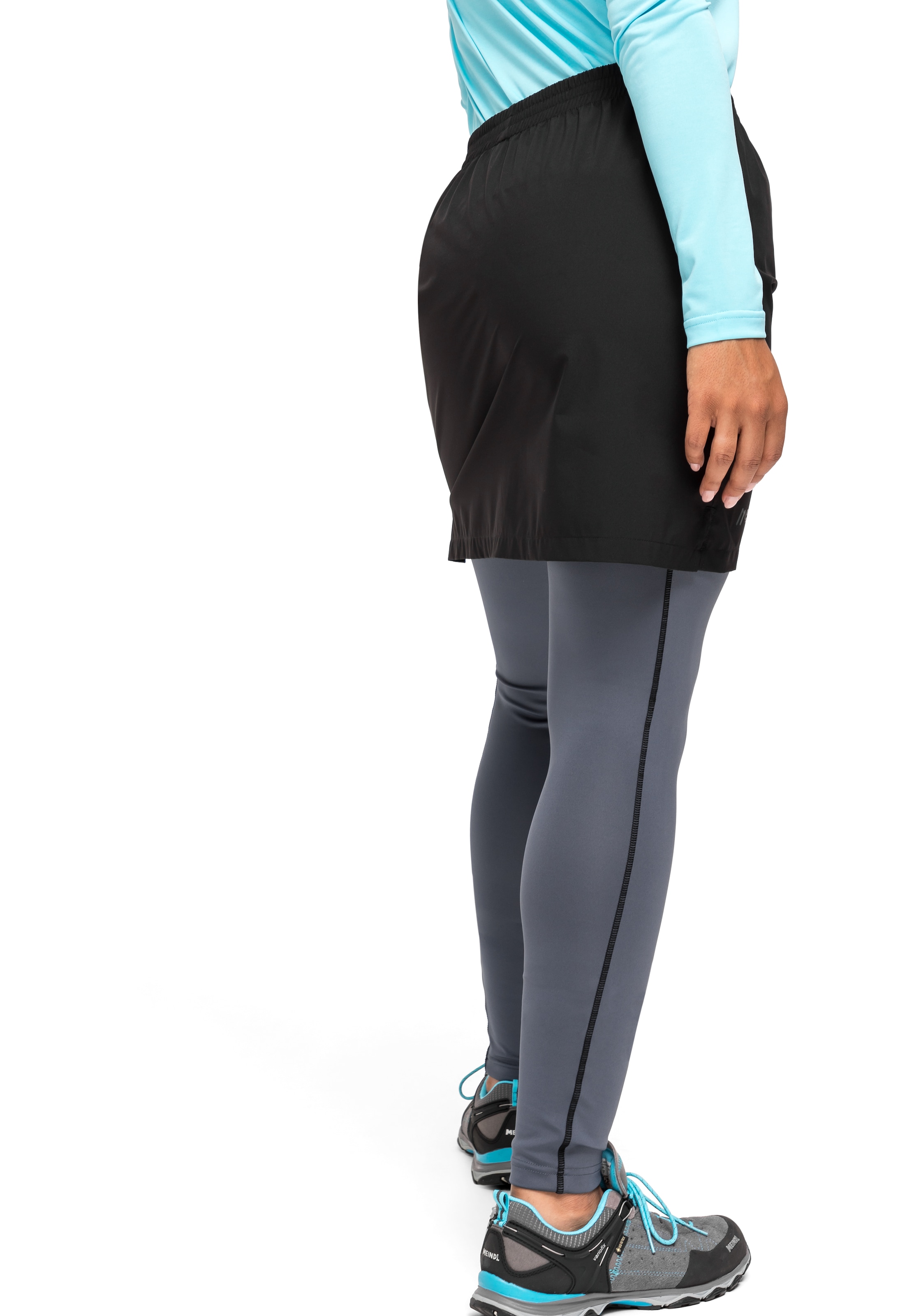 Maier Sports Sommerrock »Raindrop SkirtW«, wasserabweisender Regenrock mit elastischem Bund