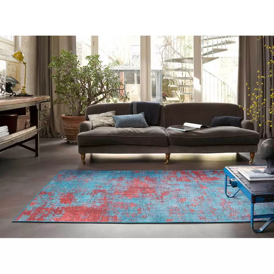 Wecon home Kurzflorteppich Hot Spring blau