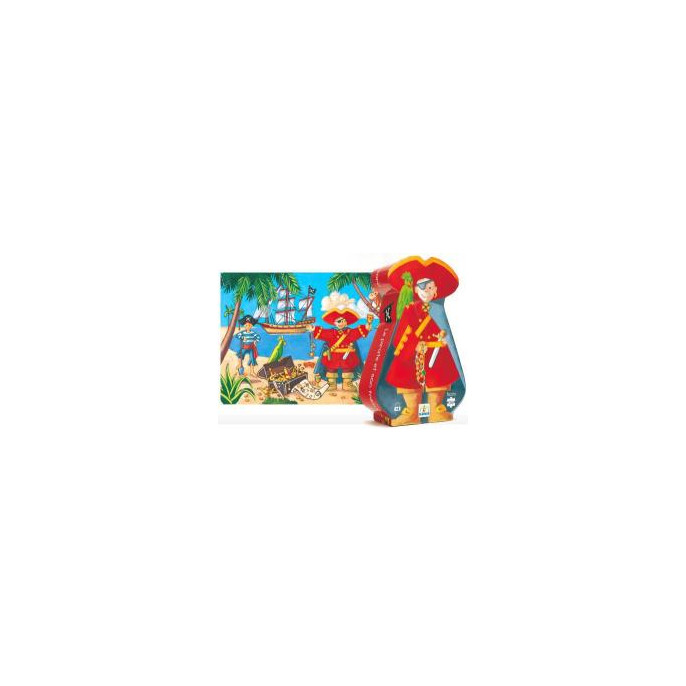 Puzzle : 36 pièces - Le Pirate et son Trésor