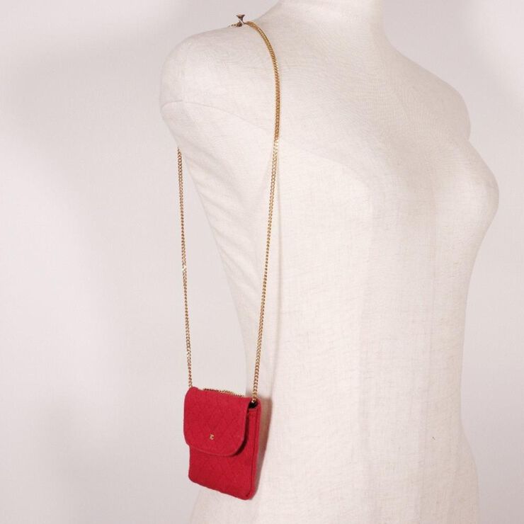 Chanel Vintage Chanel Crossbody Bag Pink
