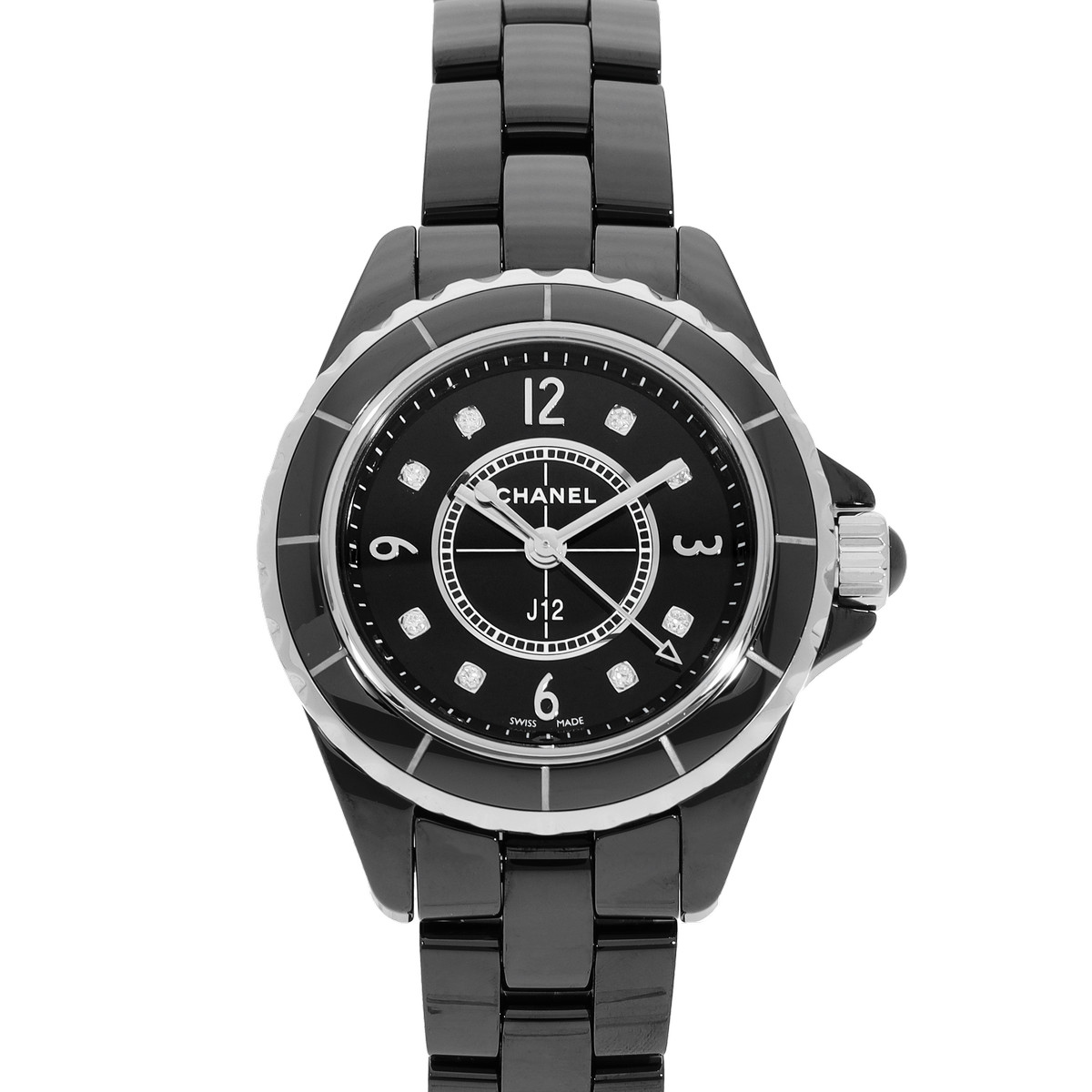 Montre d'occasion Chanel modéle J12 ceramique noir