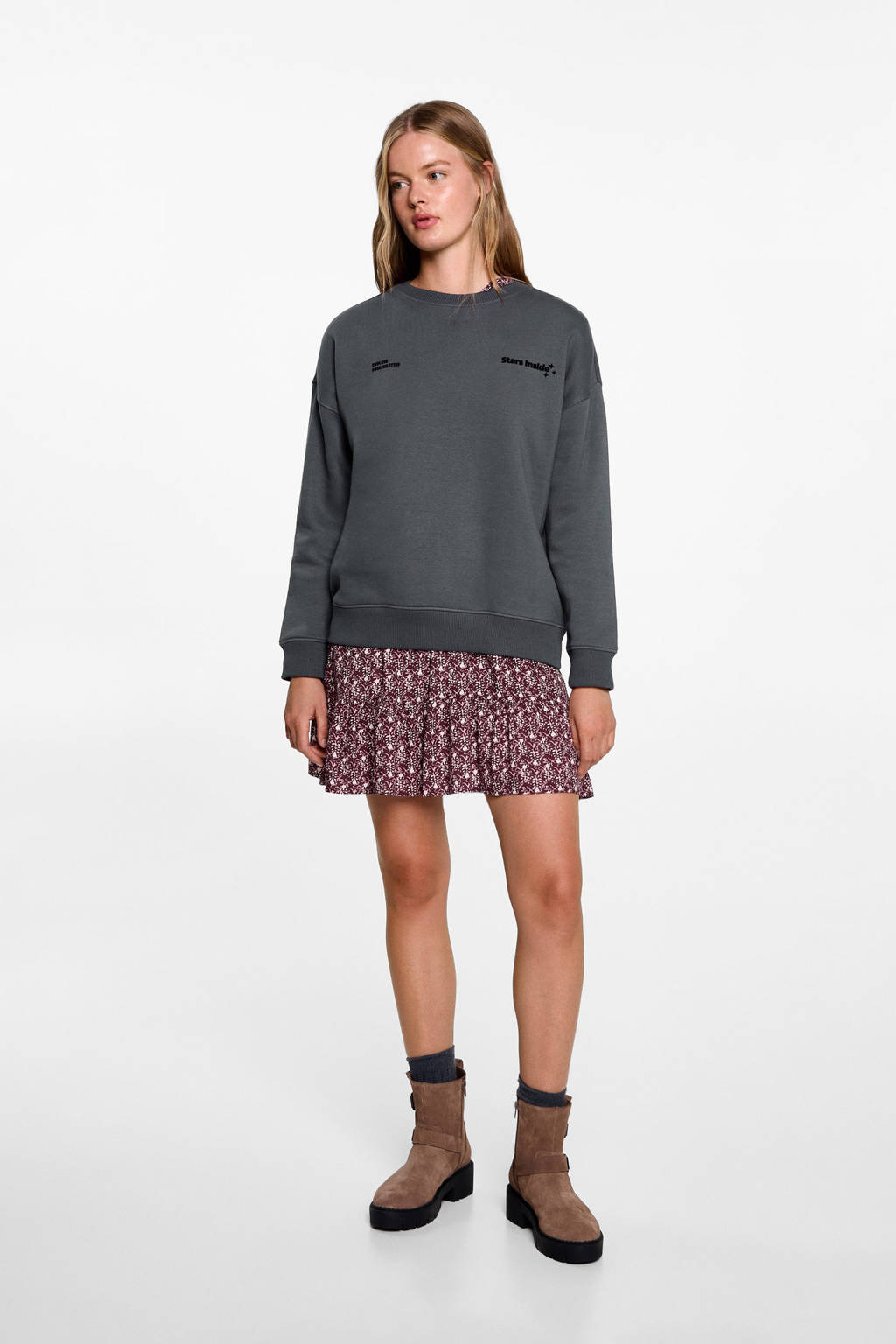 MANGO TEEN sweater antraciet