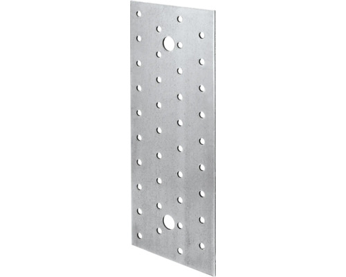 Geperforeerde plaat 200 x 80 mm, sendzimir verzinkt, 1 stuk
