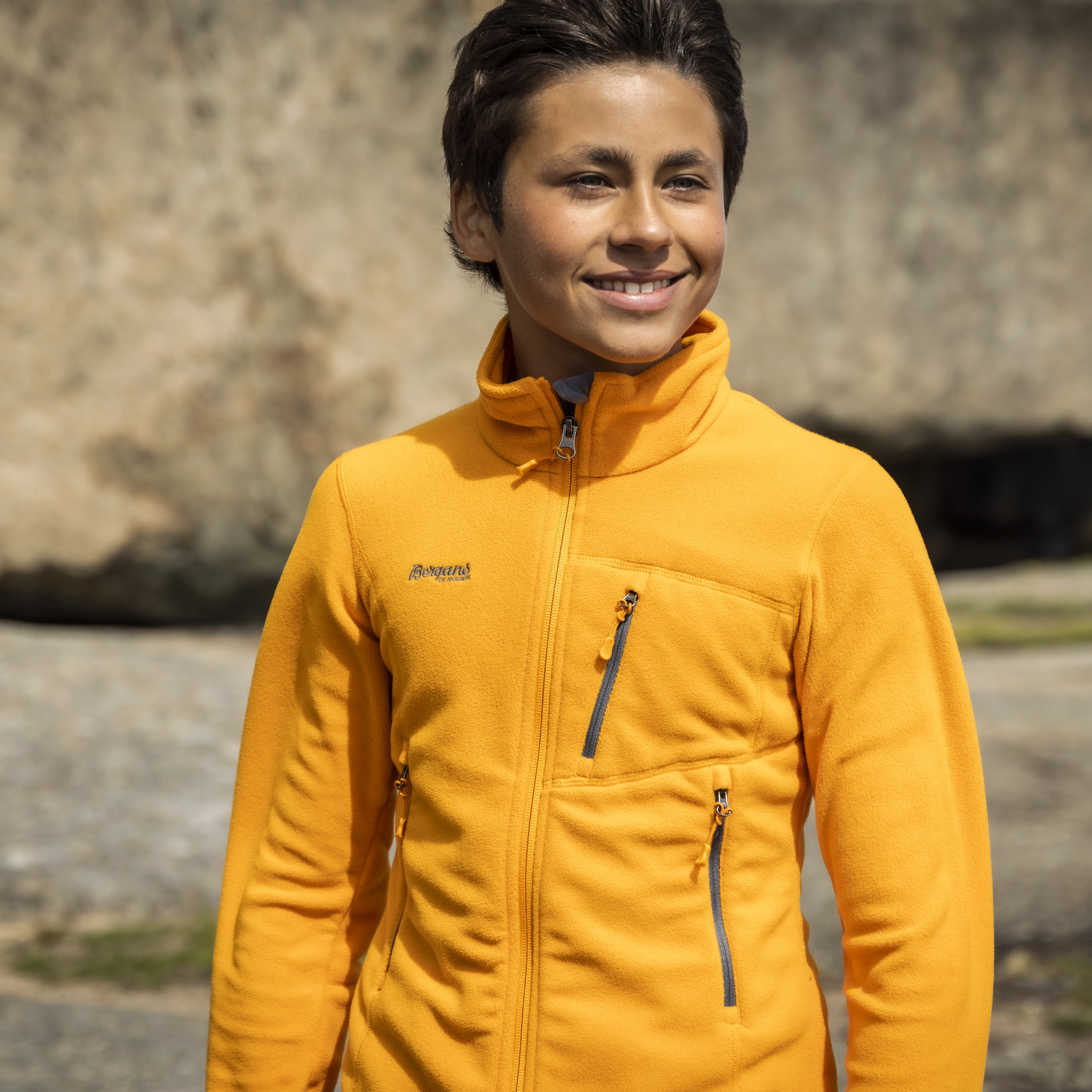 Runde Youth Jacket Cloudberry Yellow