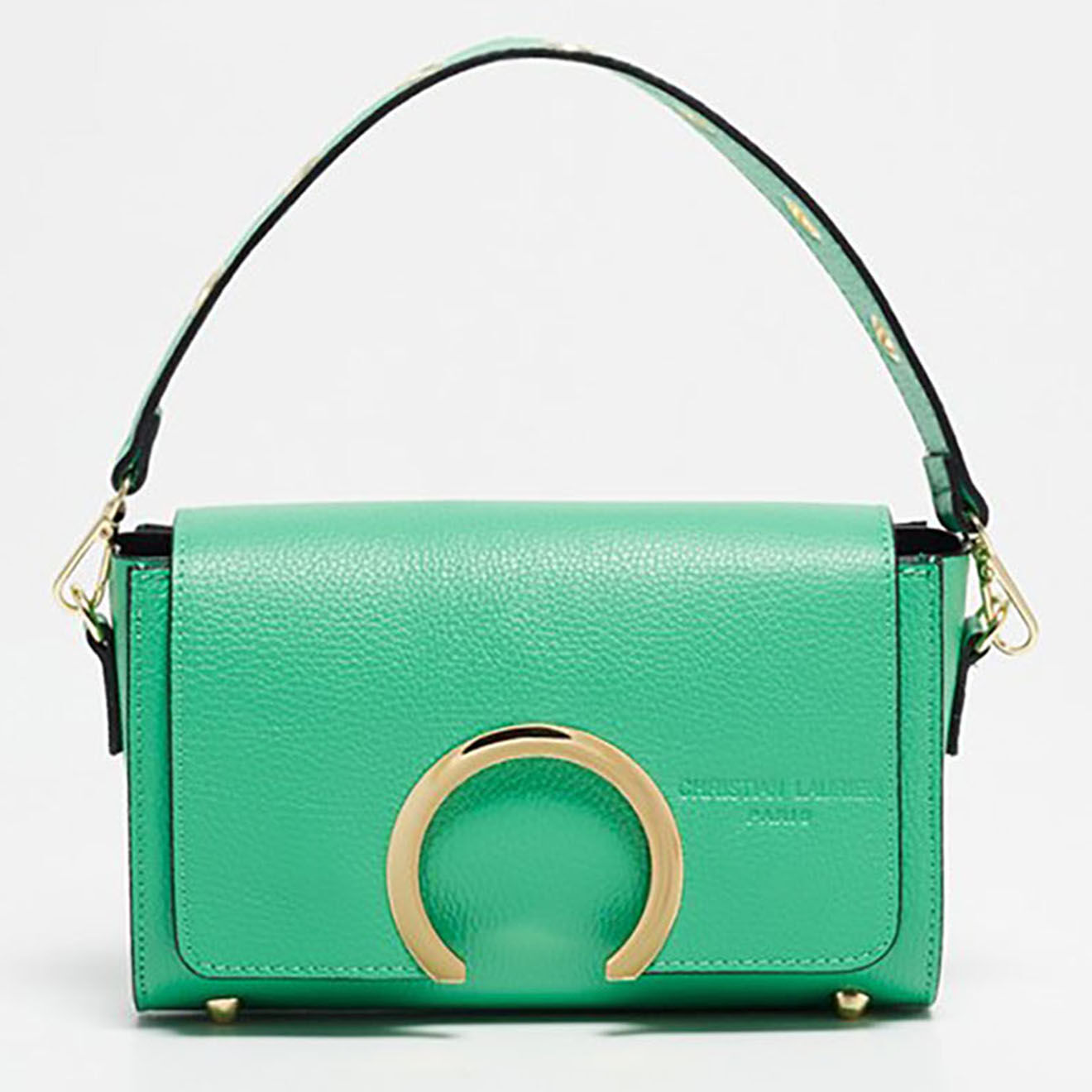 Christian Laurier Sac à main en Cuir Ralph vert - 26x14x8 cm