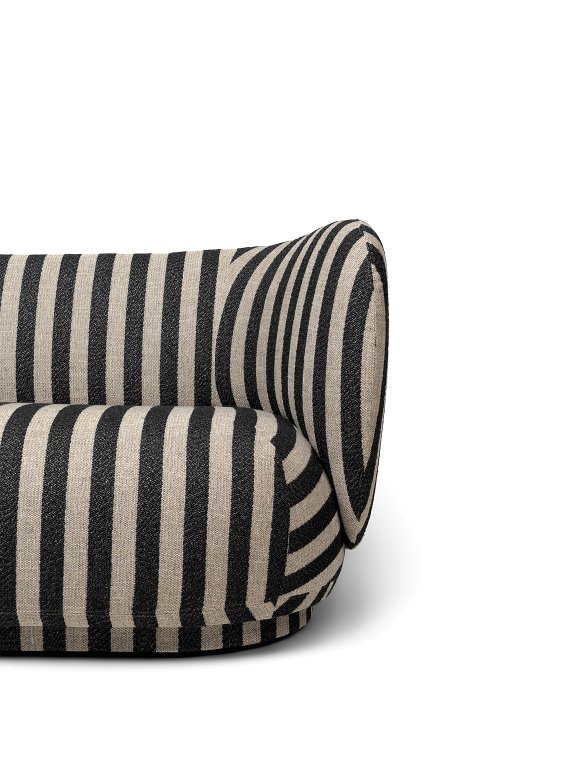 Ferm Living Rico Louisiana 2-zits bank sand black
