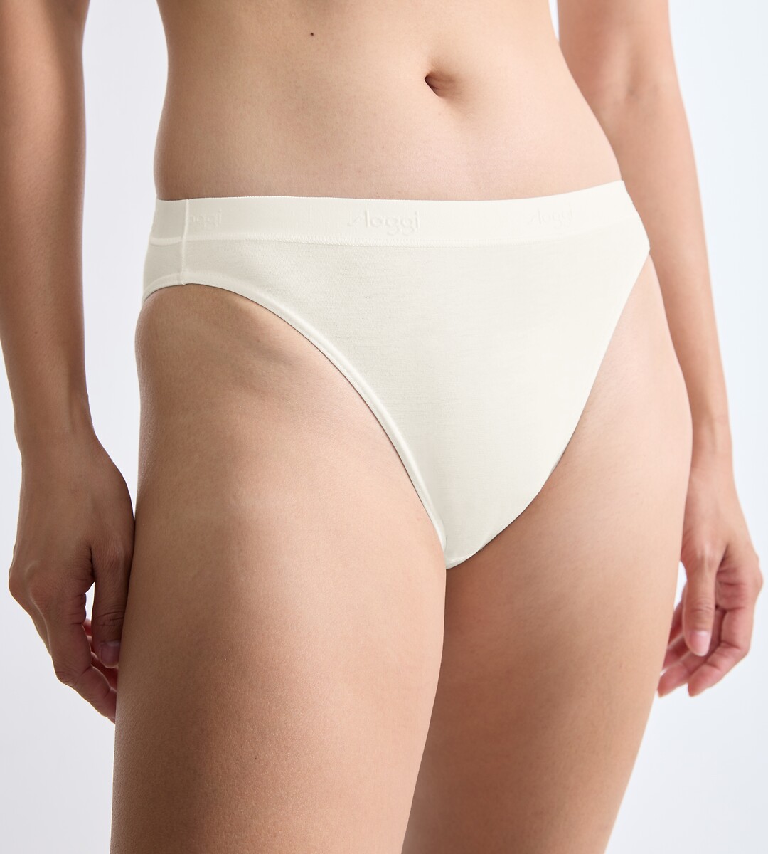 SLOGGI<br>Conjunto de 3 calcinhas brasileiras de cintura alta para um look casual