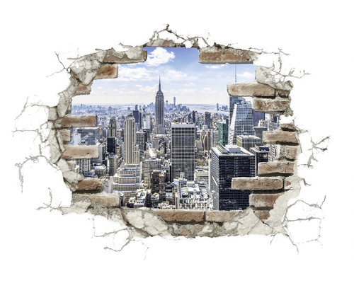 Muursticker Break Out NYC 100 x 70 cm