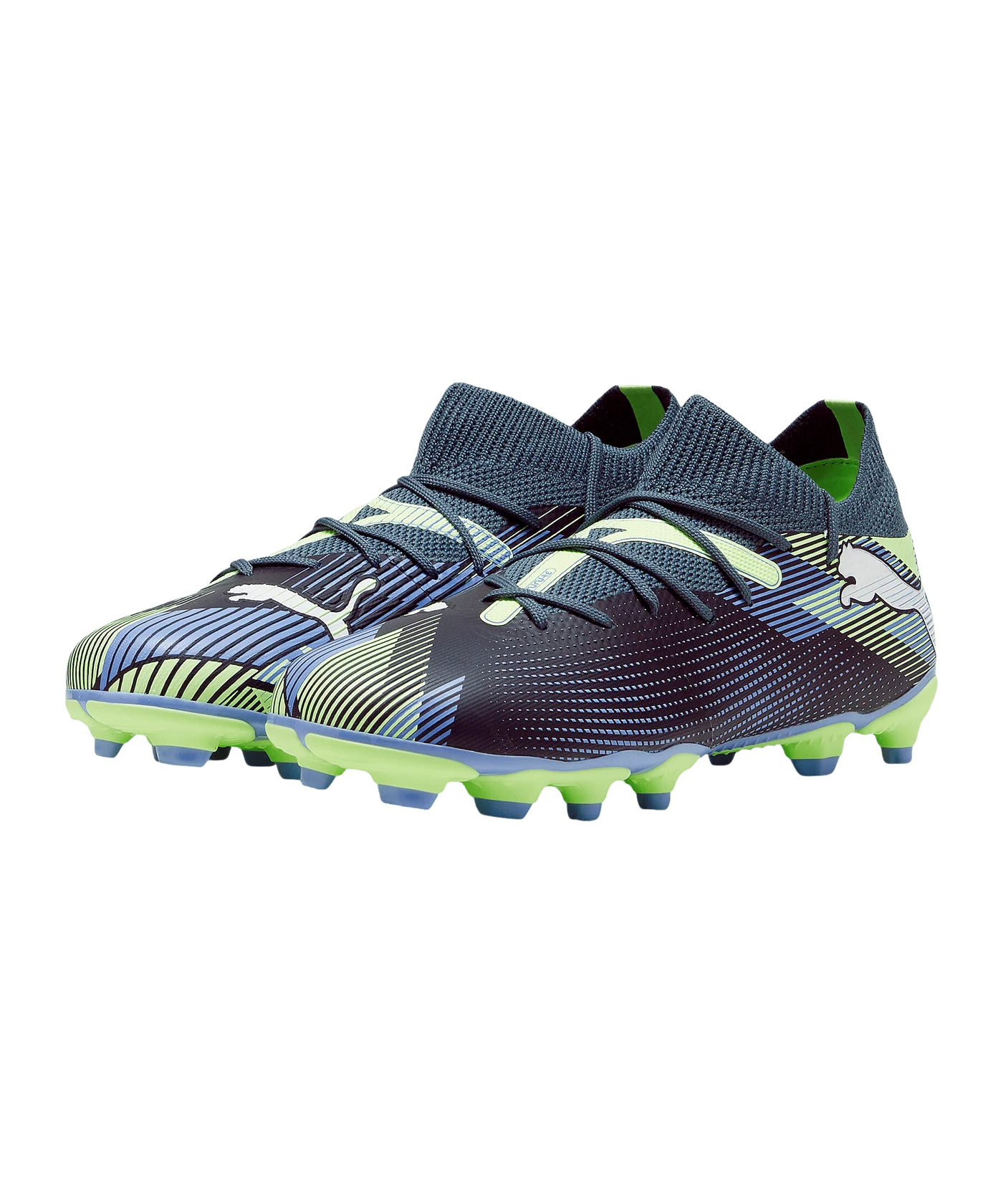 PUMA FUTURE 7 Match FG/AG Lights Out Jr Kids Grau Weiss F03