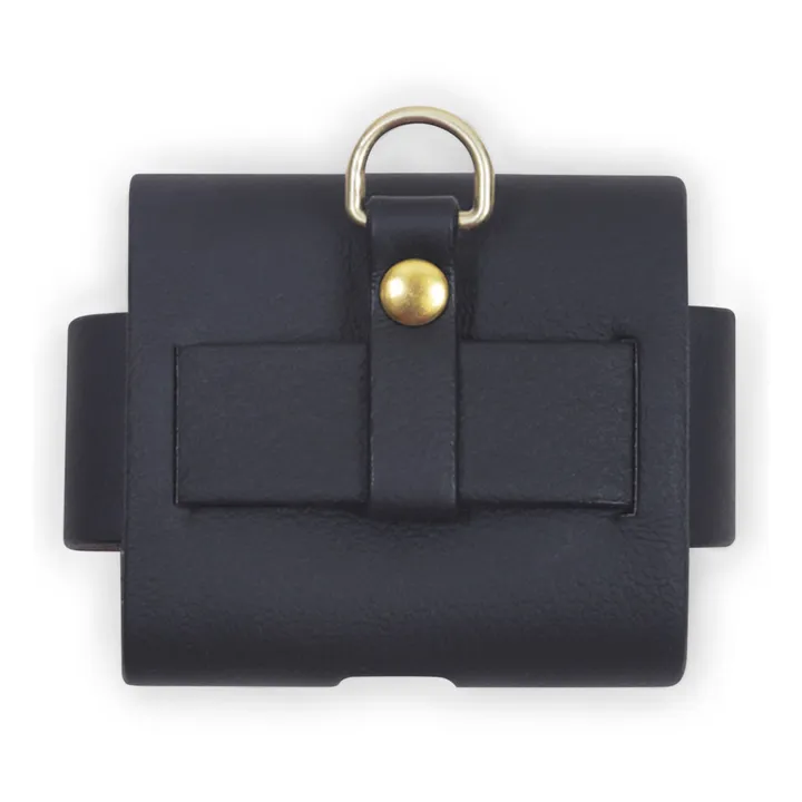 Louvini Coque Airpod pro Joe en cuir | Noir
