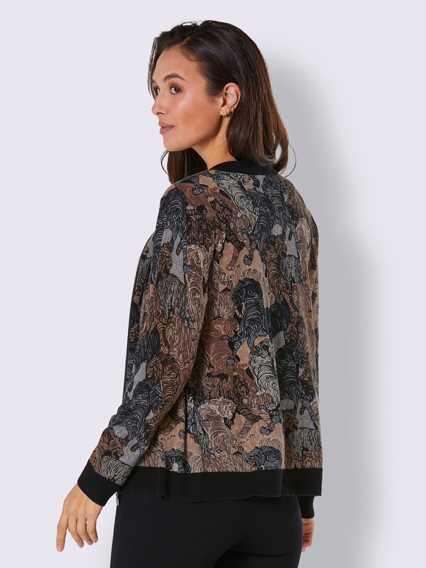 Veste en tricot et modal mélange de modal doux