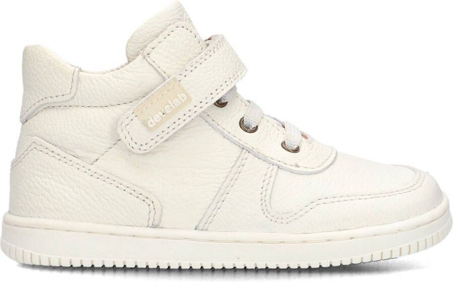 Develab suède sneakers wit Suede Effen 24