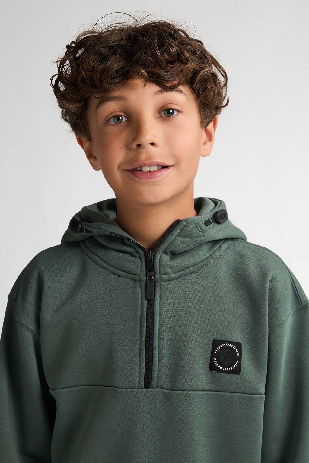 Petrol Industries hoodie donkergroen