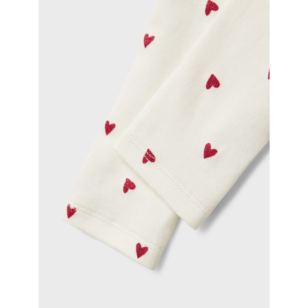 Køb Name It Cloud Dancer Dheart Leggings