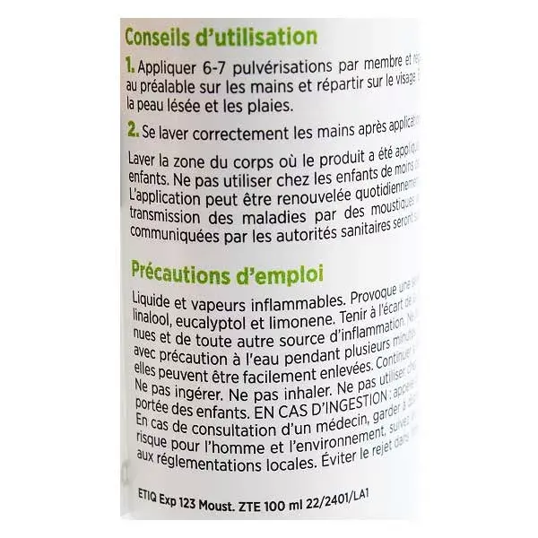 Novodex Expert 123 Anti-Moustiques et Tiques Zones Tempérées 100ml