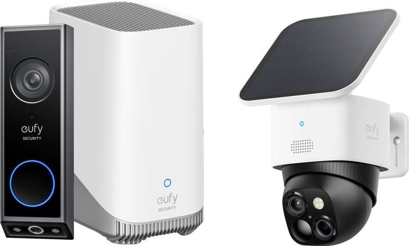 eufy Video Doorbell E340 + HomeBase 3 + Solocam S340 - Bundelvoordeel