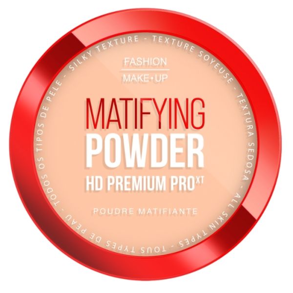 Poudre matifiante HD Premium Pro n°02 Beige Clair Fashion Make Up