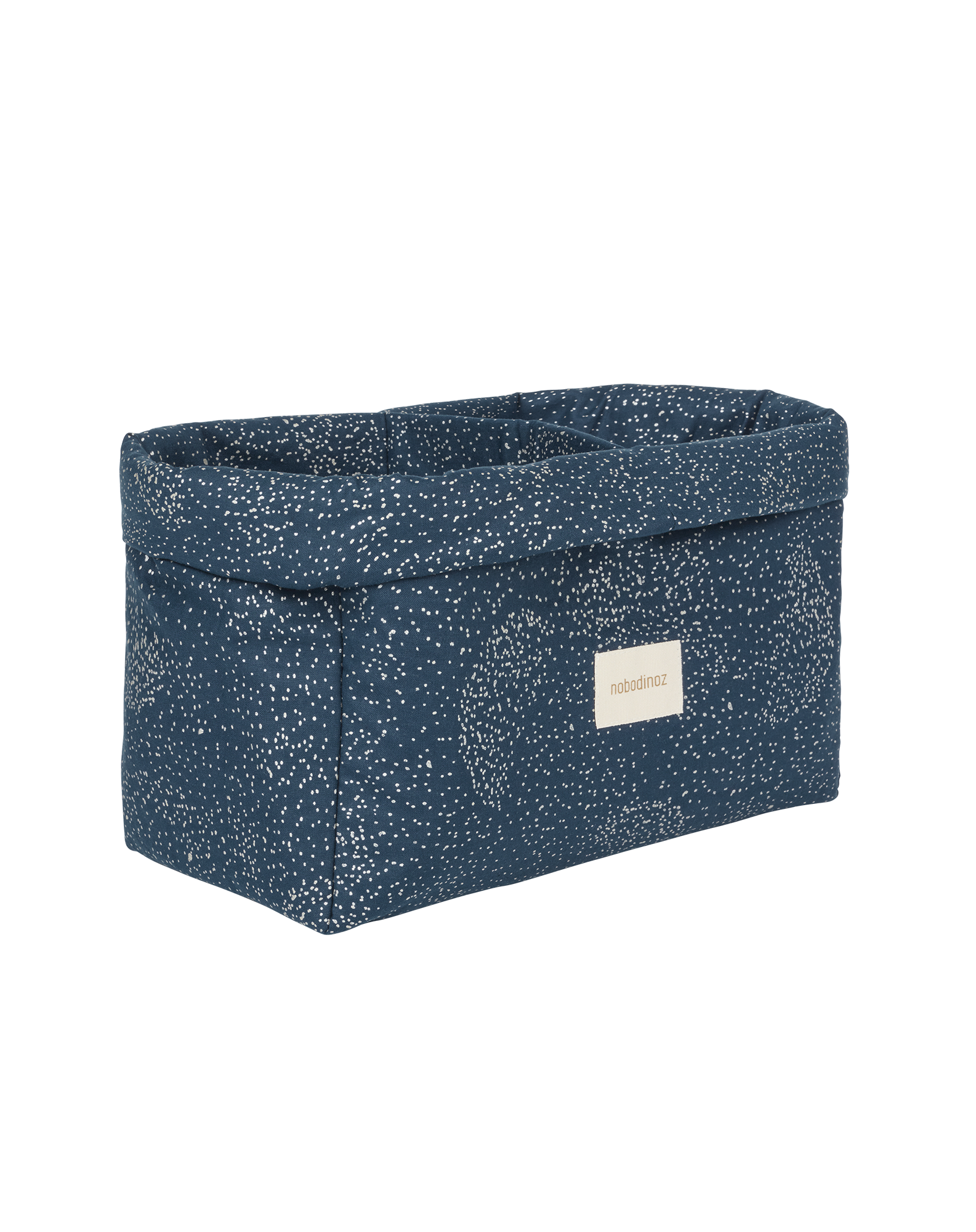 Panier de rangement à deux compartiments stories | Bleu