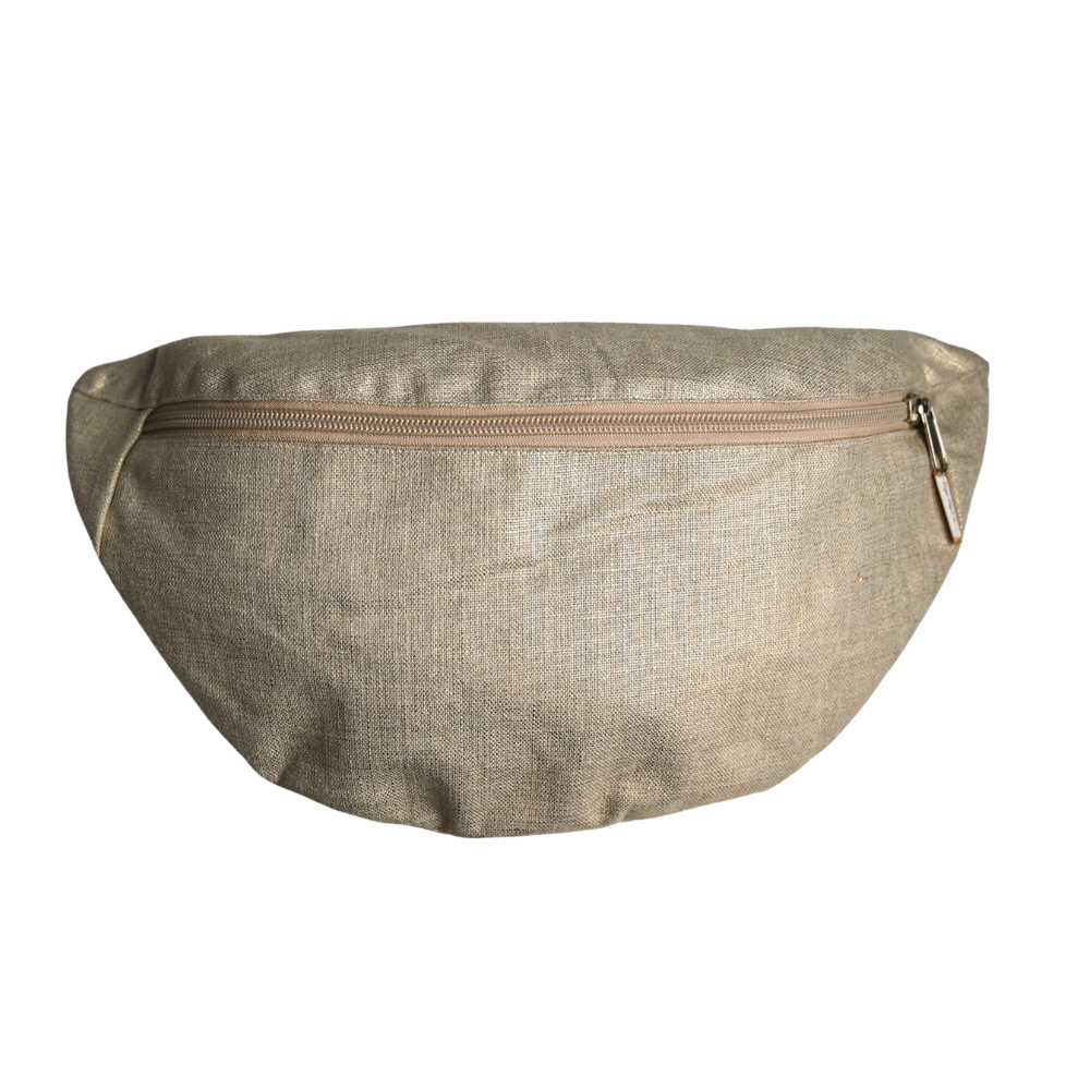 Sac Banane Lin Doré