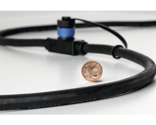 Paulmann Plug & Shine aansluitkabel IP68 1in-2out 1,0 m zwart 24V