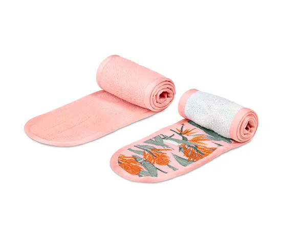 2 Kosmetik-Stirnbänder