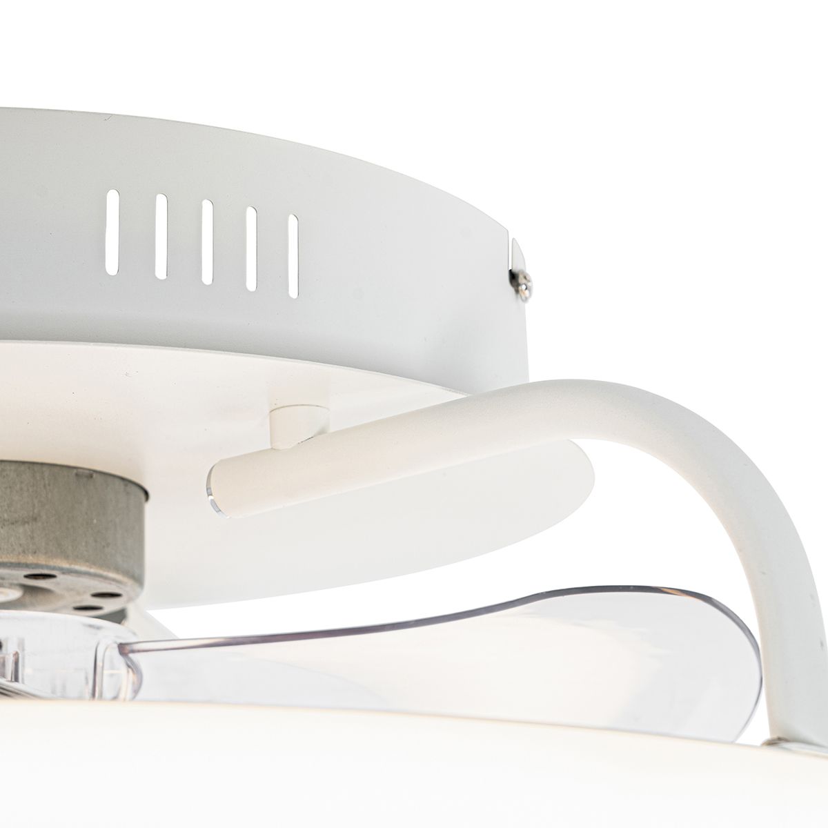 Plafondventilator wit 46.5cm incl. LED met afstandsbediening - Kees
