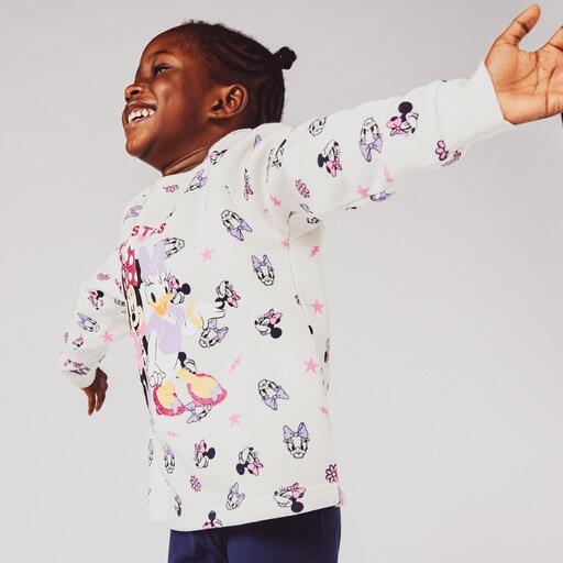 Conjunto de moletom da Minnie Mouse