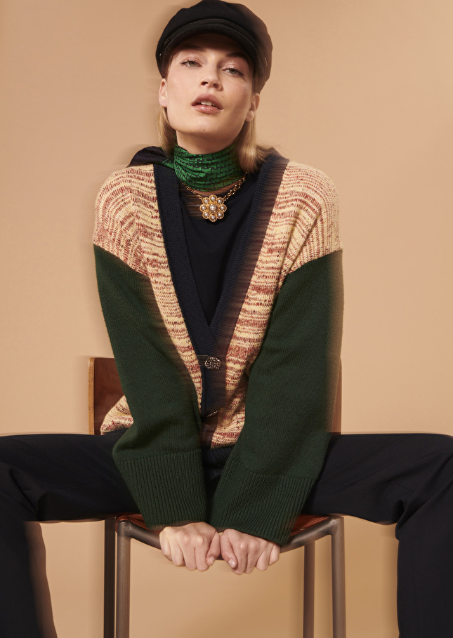Gilet Gingermulticolore en laine