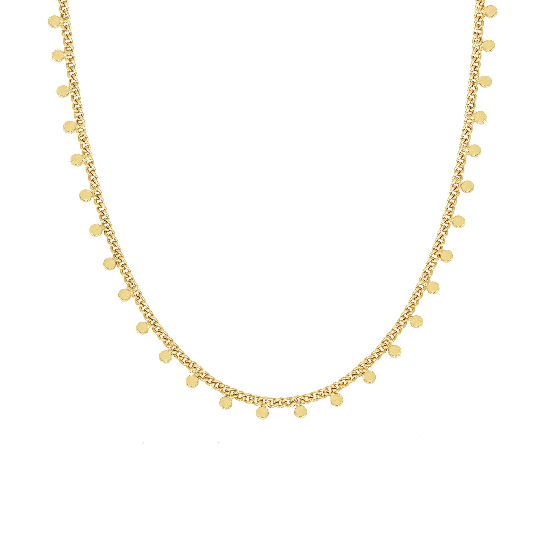 ALBA - Collier (intemporel) doré à l'or fin | Doré
