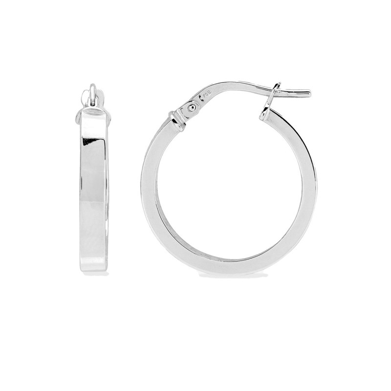 Créoles fantaisie Femme - Or 18 Carats - Diamètre 15mm