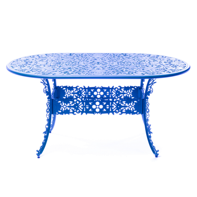 Seletti Industry Garden tuintafel ovaal 152x90 wit
