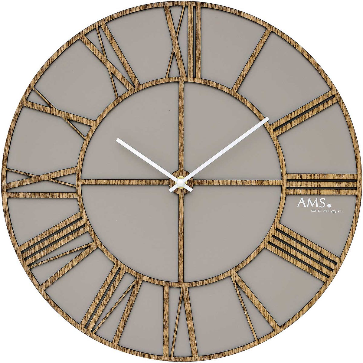 AMS 9635 klassieke wandklok, diameter: 40 cm