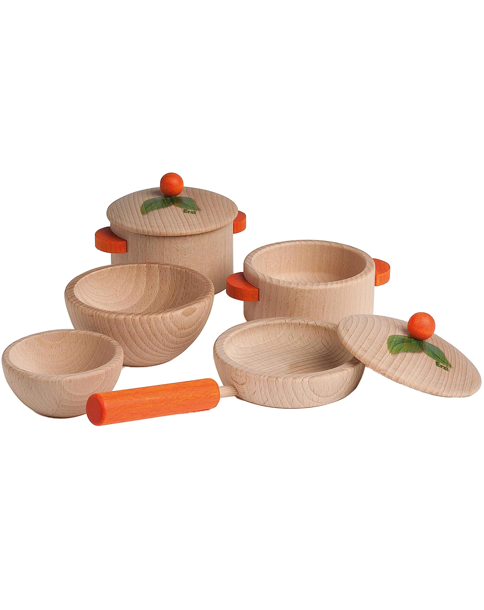 Holz-Kochset NATUR 7-teilig