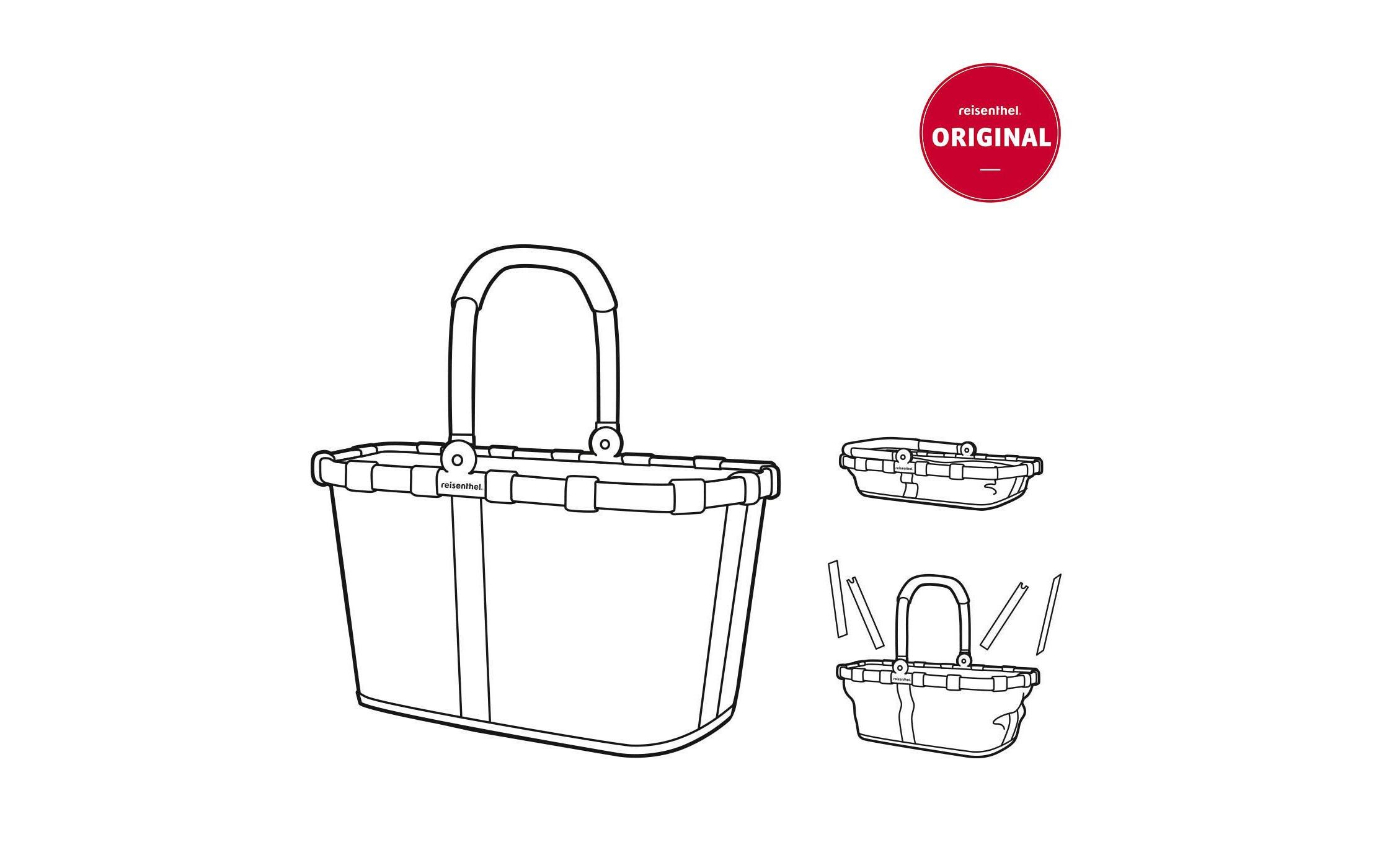 Einkaufskorb Carrybag cord blushStillvoller Einkaufskorb für den täglichen Einkauf